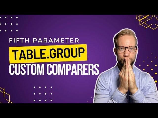 Custom Comparer Function for Table.Group in Power Query M