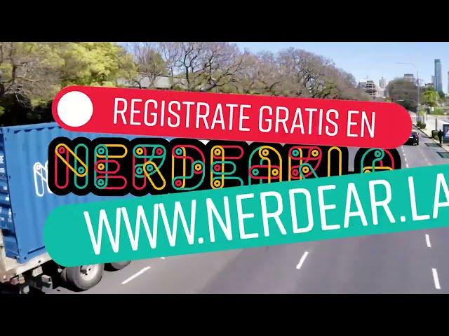 Registrate gratis a #Nerdearla 2023