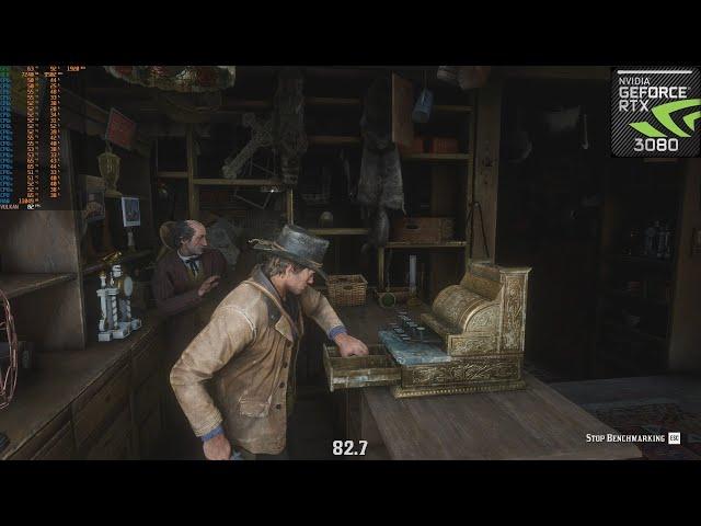 Red Dead Redemption 2 Benchmark - RTX 3080 i9-10900k (2K Ultra Graphics)