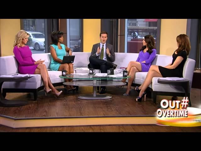 Andrea Tantaros & Jedediah Bila & Harris Faulkner & Ainsley Earhardt hot legs -Outnumbered- 09/08/14