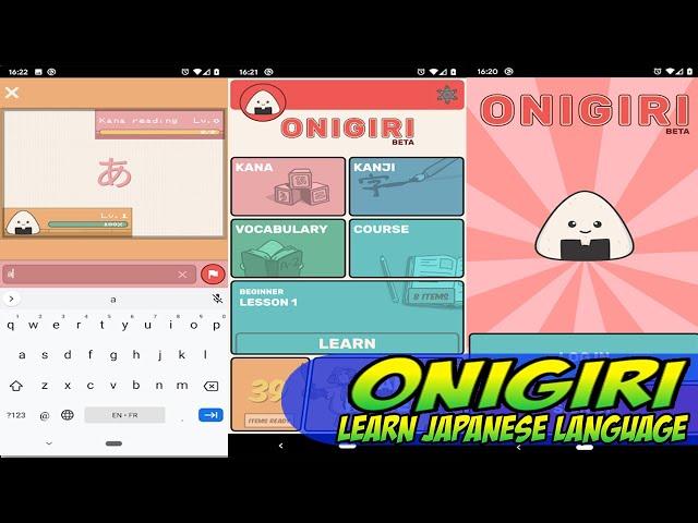 How To Use Onigiri - Learn Japanese Language Android APPS