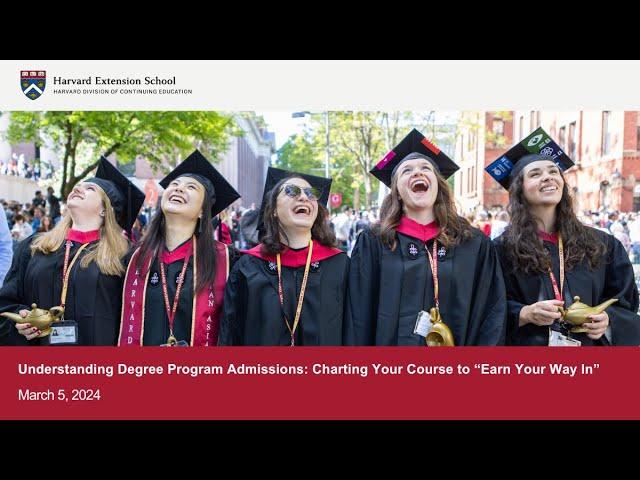 Understanding Degree Program Admissions: Charting Your Course to Earn Your Way In