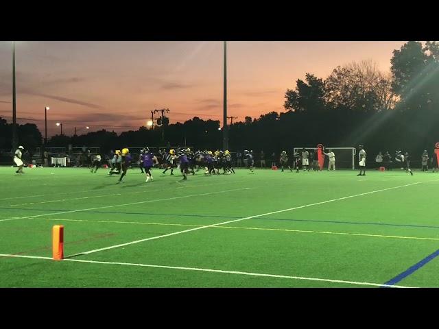 LFFL Wolverines Vs Chantilly Purple Raiders 100LBS