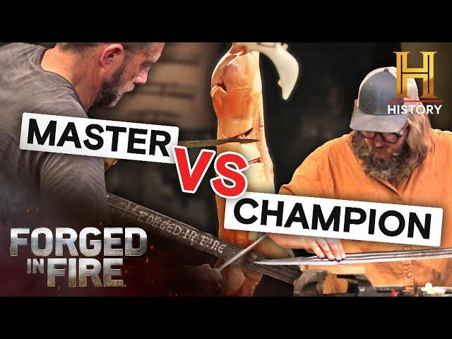 Battling the Gladiator of the Forge | Forged in Fire (Season 10)