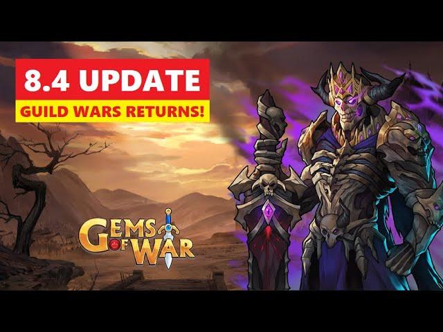 Gems of War 8.4 Update Sneak Peek! Guild Wars Returns!