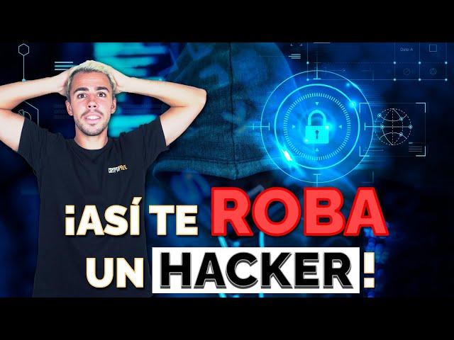 ¿Cómo te ROBA un HACKER?  | Tips de ciberseguridad 