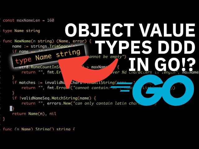 Object Value Types in Go!? ~ Domain Driven Design