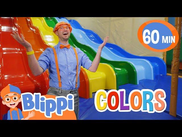 Blippi Learns Colors At Billy Beez ! | Fun and Educational Videos for Kids