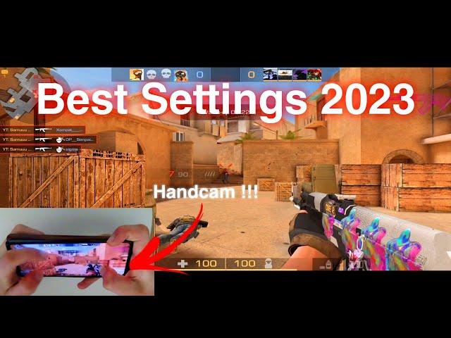 Best 3 Fingers Settings 2023  | Handcam + Gameplay  | Standoff 2 0.23.2