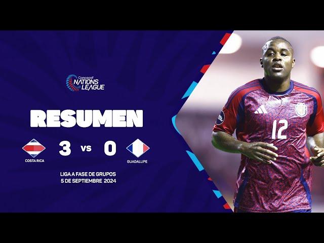 Costa Rica vs Guadeloupe | 2024/25 Concacaf Nations League | Group Stage