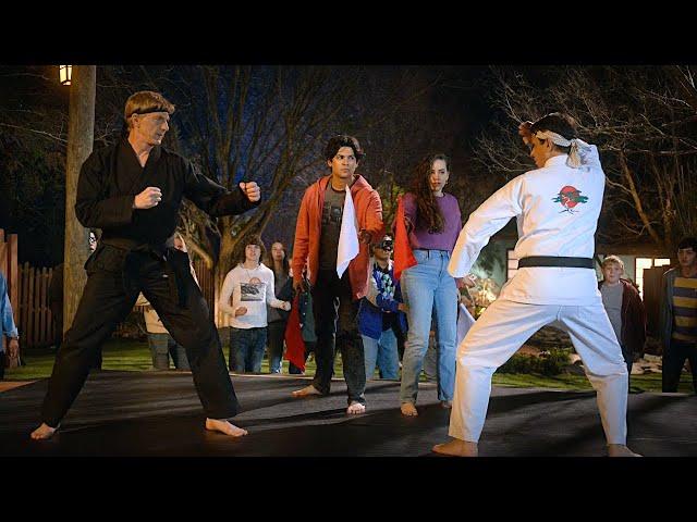 Cobra Kai Season 4 | Johnny vs. Daniel (Point Fight)