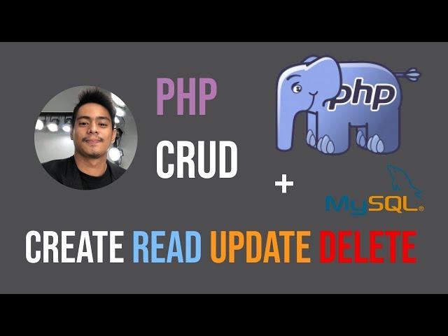 PHP CRUD - PART 1 [TAGALOG]