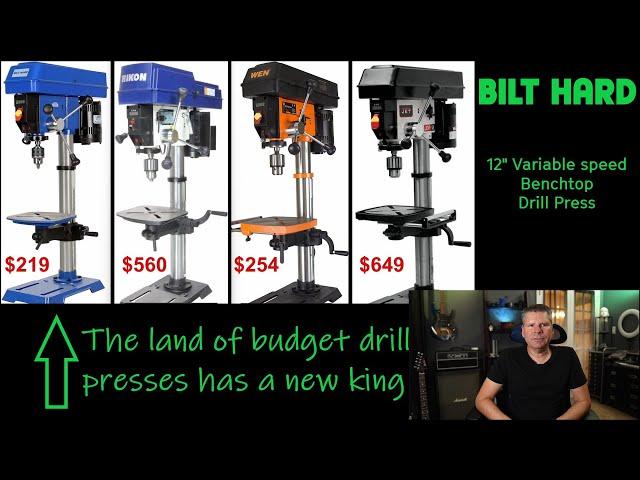 Bilt Hard 12 in. Drill Press (vs WEN, Rikon, JET)