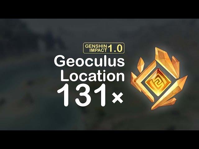 All 131 Geoculus Location | Genshin Impact UPDATED BEST ROUTE