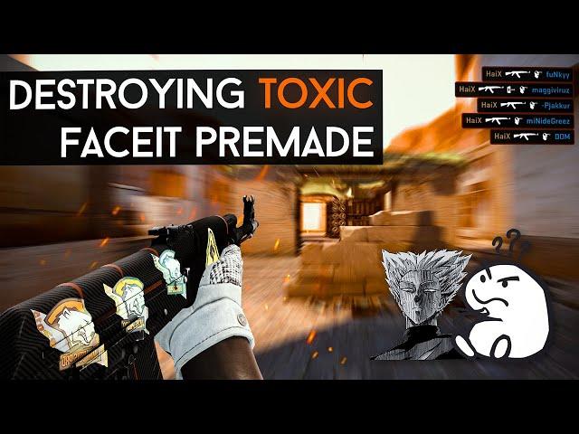 DESTROYING 3000 ELO TRASHTALKERS ON FACEIT (ft. FURIOUSSS)