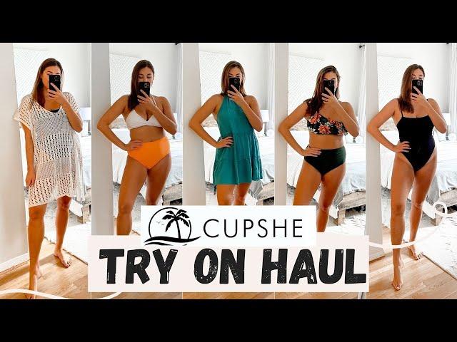 HUGE Cupshe Swimsuit Haul Try-on & Review for Size L