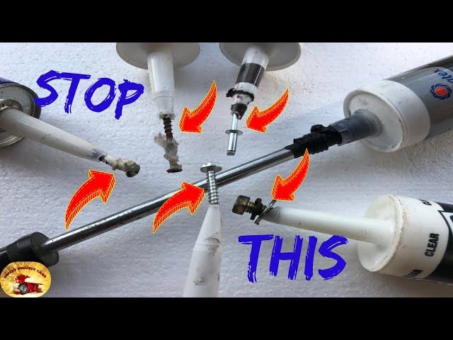 How To Keep Caulk Tubes Fresh For YEARS! After Opening!