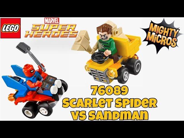 REVIEW: Lego Marvel 76089: Scarlet Spider v.s. Sandman Mighty Micros