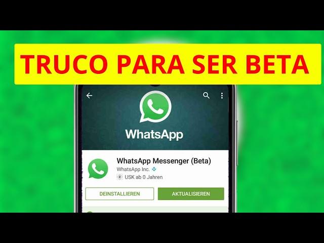 Como Tener WhatsApp Beta