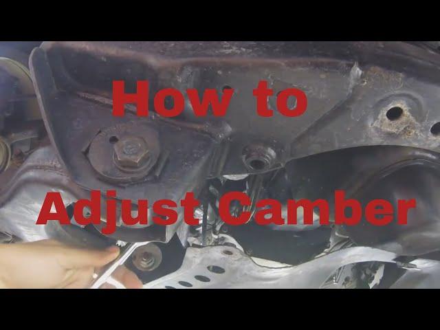 How to adjust the Camber on a Toyota Tacoma Prerunner