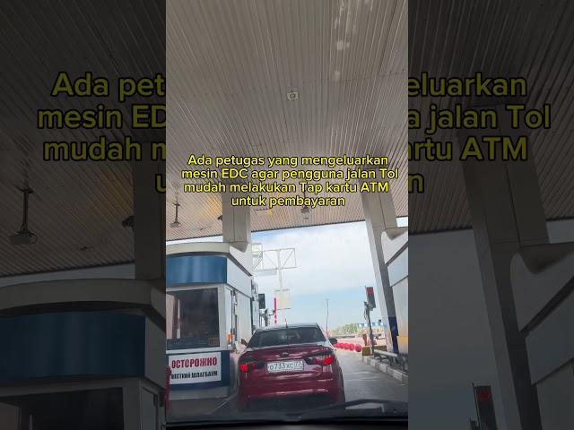 Bayar tol di Rusia | Jalan tol Rusia #jalantol