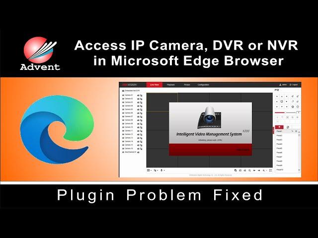 How do I View My IP Camera on Microsoft Edge | Plugin problem | cctv Plugin #plugins