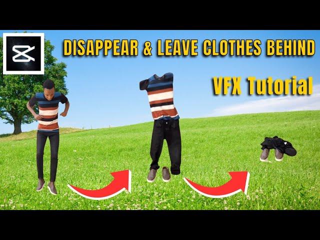 Outfit Disappear Effect CapCut Tutorial | Vanish & Leave Clothes Behind VFX