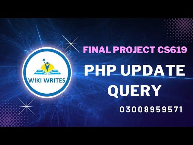 Update Query in PHP | MySQL UPDATE Data with PHP | Update Record in PHP | Tutorial in Urdu & Hindi