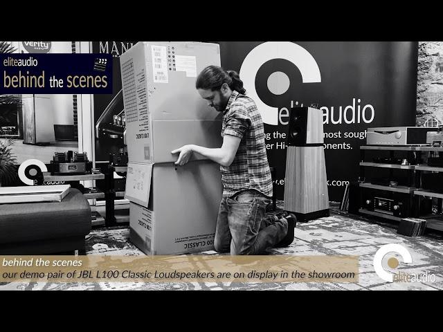 Behind the Scenes - Unboxing the JBL L100 Classic Loudspeakers