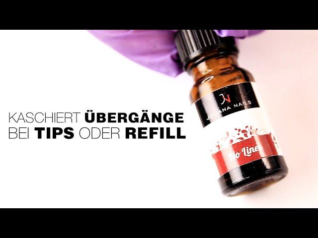 How To: Naturnagelübergänge perfekt kaschieren mit NO LINES - Juliana Nails #NailTutorial