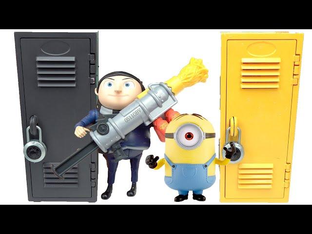 Minions The Rise of Gru DIY Custom Back to School Locker Organization with Gru and Stuart