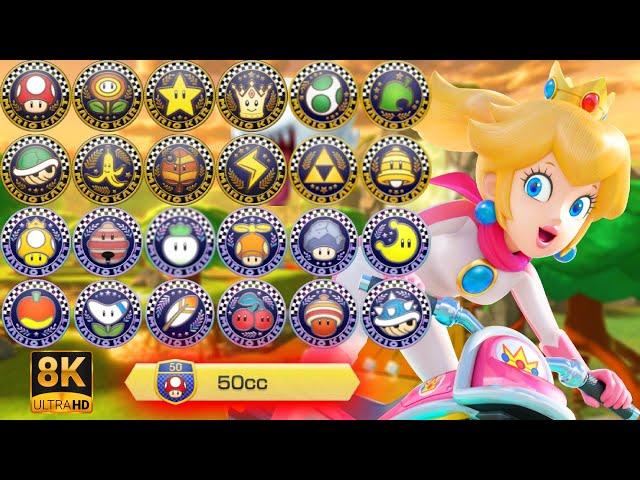 Mario Kart 8 Deluxe - 50cc All Cups (3-Star Rank) [8K]