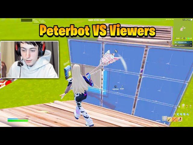 Peterbot 1v1 his Viewers in Buildfights!