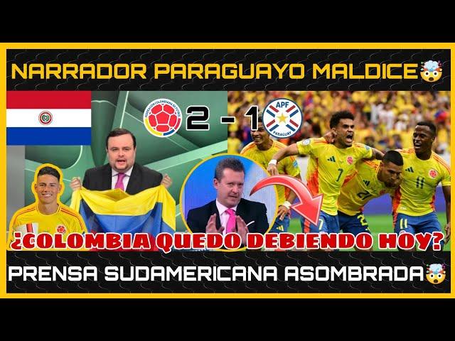 PRENSA SUDAMERICANA OPINA SOBRE el NIVEL de COLOMBIA HOY | Colombia 2 - 1 Paraguay Copa América 24