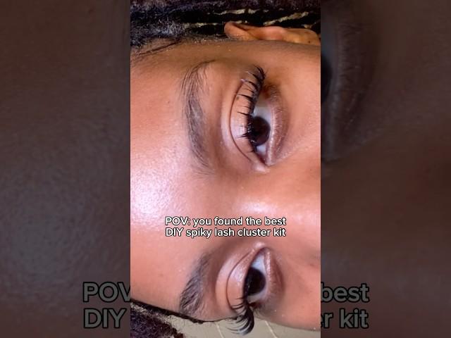 These DIY lash extensions came out 