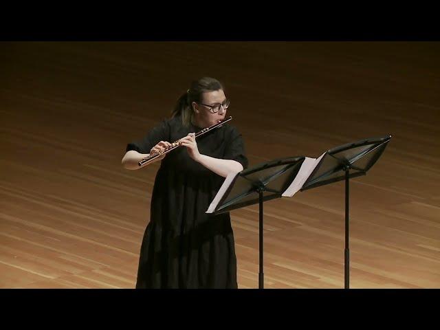 Anna Komarova finalist 2021 master students Muczynski, Sonate 1&3 mvt; Paganini, Caprice 11 C dur