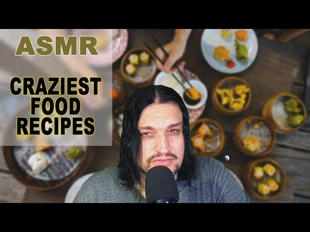 ASMR:10 Most CRAZIEST Food Recipes you can ever taste Worldwide | WEIRD FOOD [ ASMR soft spoken ]