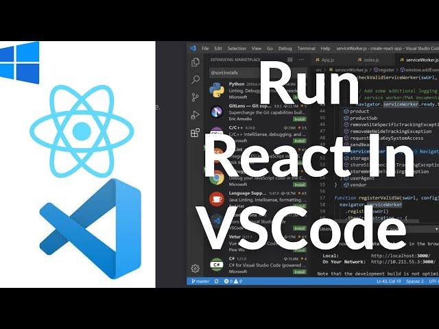 How To Run an Existing React App In VSCode | How To Run React In VSCode