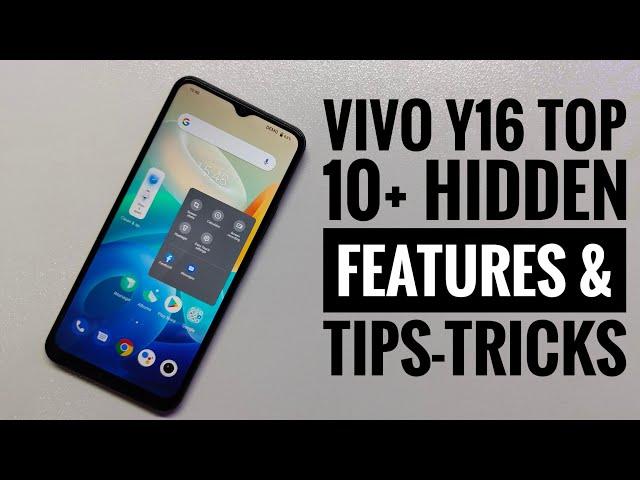 Vivo Y16 Top 10+ Hidden Features | Vivo Y16 Tips-Tricks | Review 