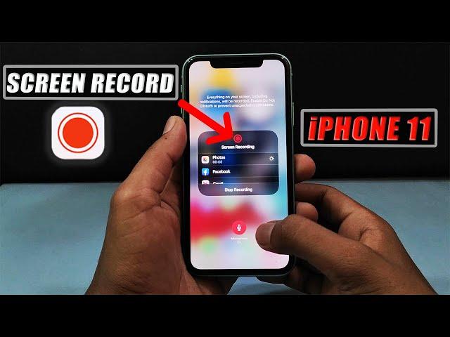 How to Screen Record on iPhone 11 (2024) | iPhone Screen Recorder