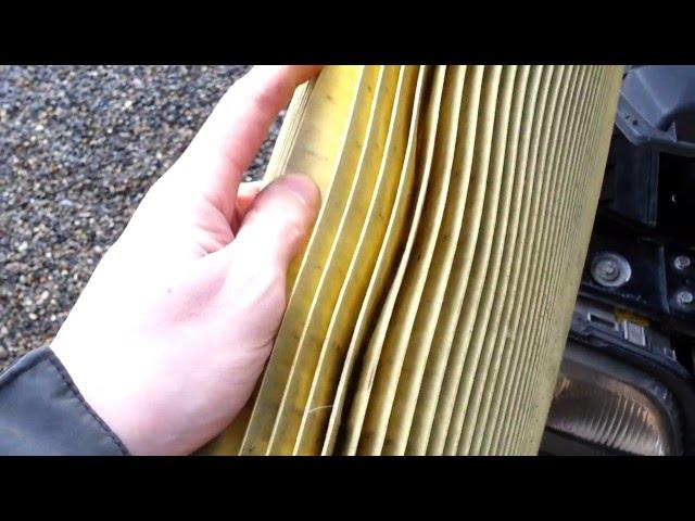 Mercedes w202 how to replace the air filter