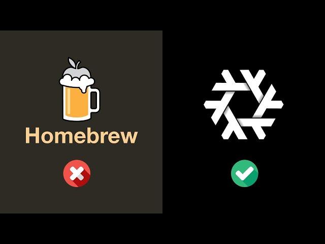 Nix is my favorite package manager to use on macOS