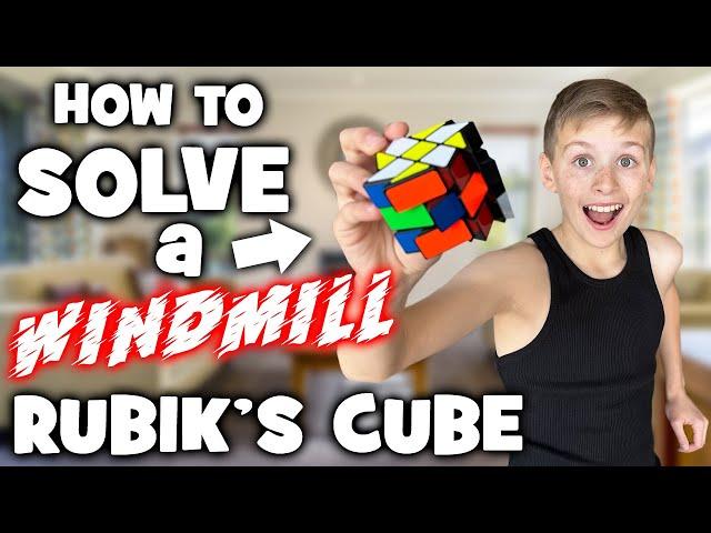 How to Solve a Windmill Rubik's Cube!