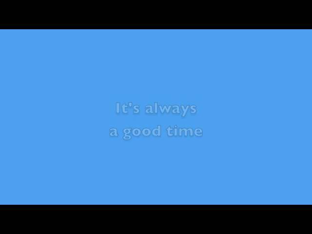 Owl City  ft Carly Rae Jepsen - Good Time - Lyrics