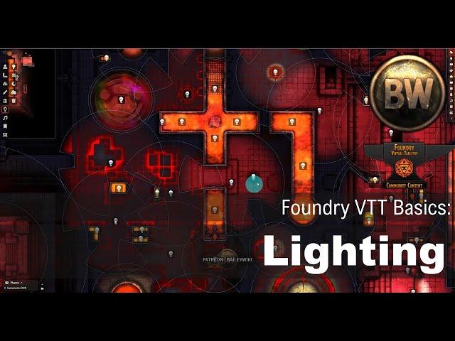 Foundry VTT Basics: Lighting