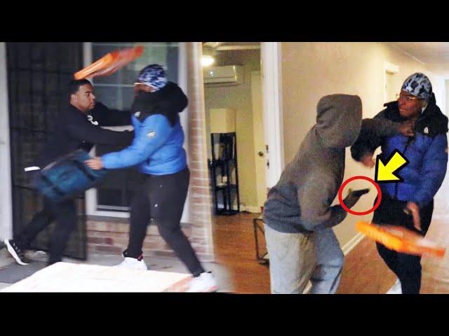 Pizza Delivery Prank In The Hood GONE WRONG!