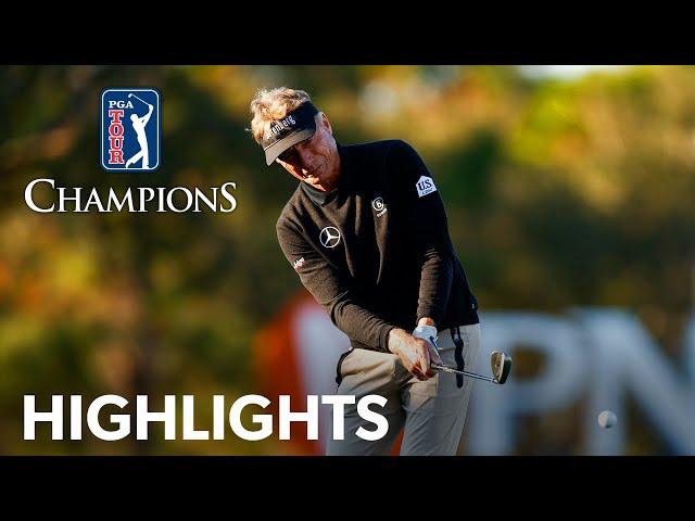 Bernhard and Jason Langer shoot 13-under 59 | Round 1 | PNC Championship