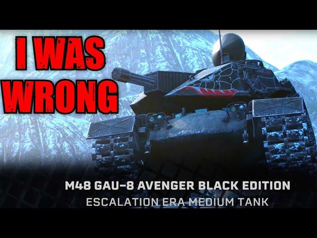 I Was Wrong: M48 GAU-8 Avenger: World of Tanks Modern Armor