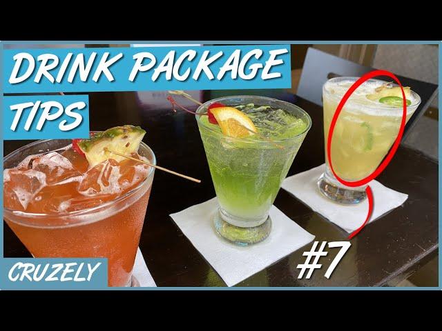 12 BEST Cruise Drink Package Tips & Things to Know