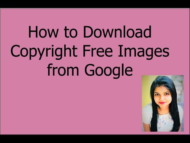 How to Download Copyright Free Images from Google - Sinhala